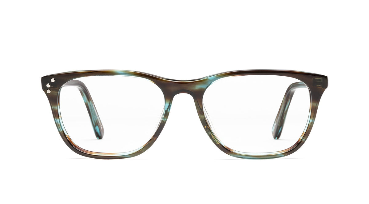 Shauns California Mull Womens Eyeglass Frame 08 Black Red Marble Eyeglasses – SHAUNS California main image 4